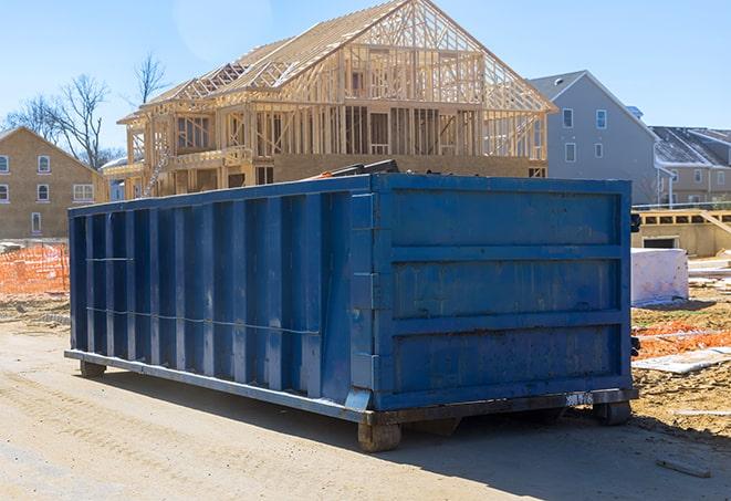 residential-sized dumpsters available for immediate booking